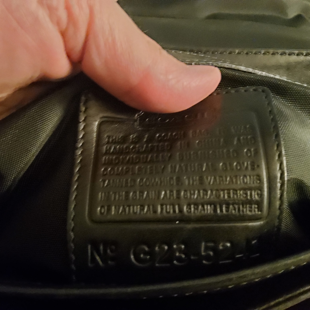 Vintage Coach Taylor Messenger Bag/Brief Case EUC J043 5241 - Picture 5 of 15